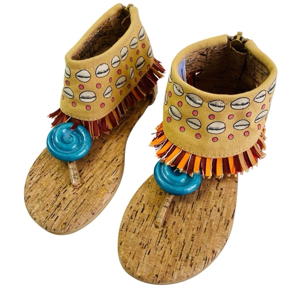 Disney Store Moana Sandals Dress Up Costume Size 9/10